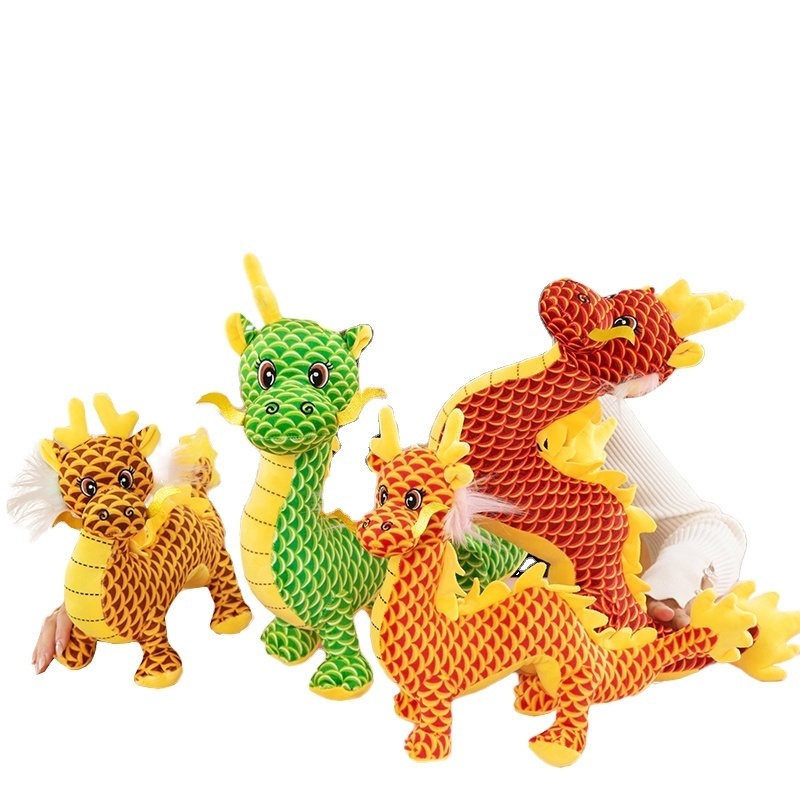 CPC custom stuffed animal plush Chinese dragon toy for kids New design cartoon Wicked dragon Myth story plush animal toys