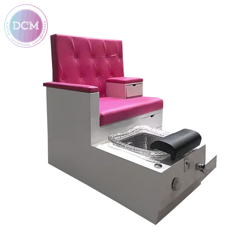 nail salon furniture unique double spa pedicure chair with pedicure bowls