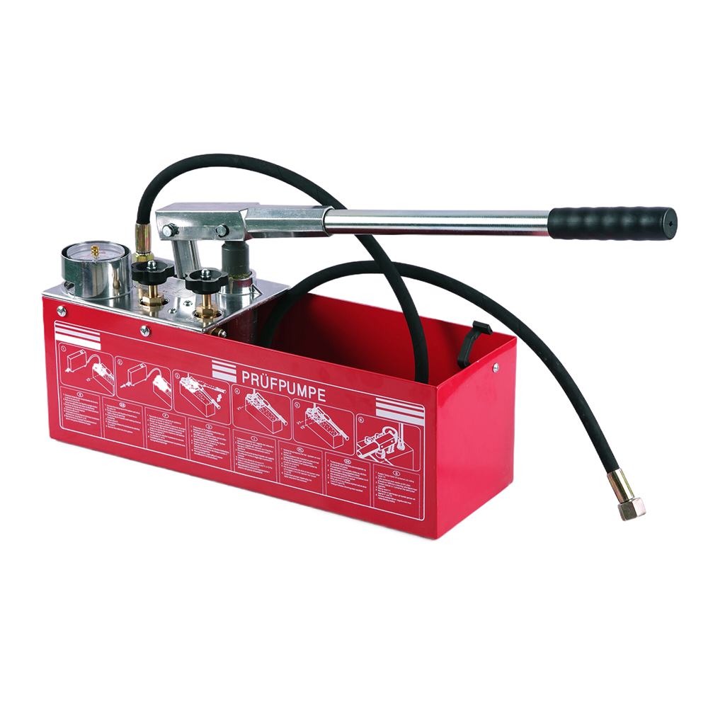 [CE] Plumbing tool water pipe manual hand hydrostatic hydro testing bench  high pressure  test pump