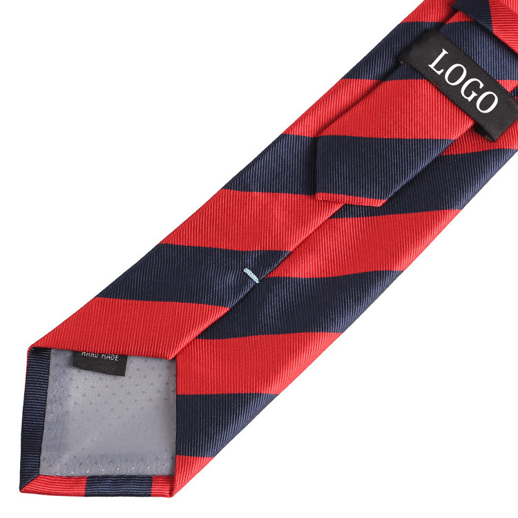 Polyester Wholesale Shengzhou China Stripe Fashion Pattern Microfiber Ties High Quality Custom Logo Label Necktie For Men