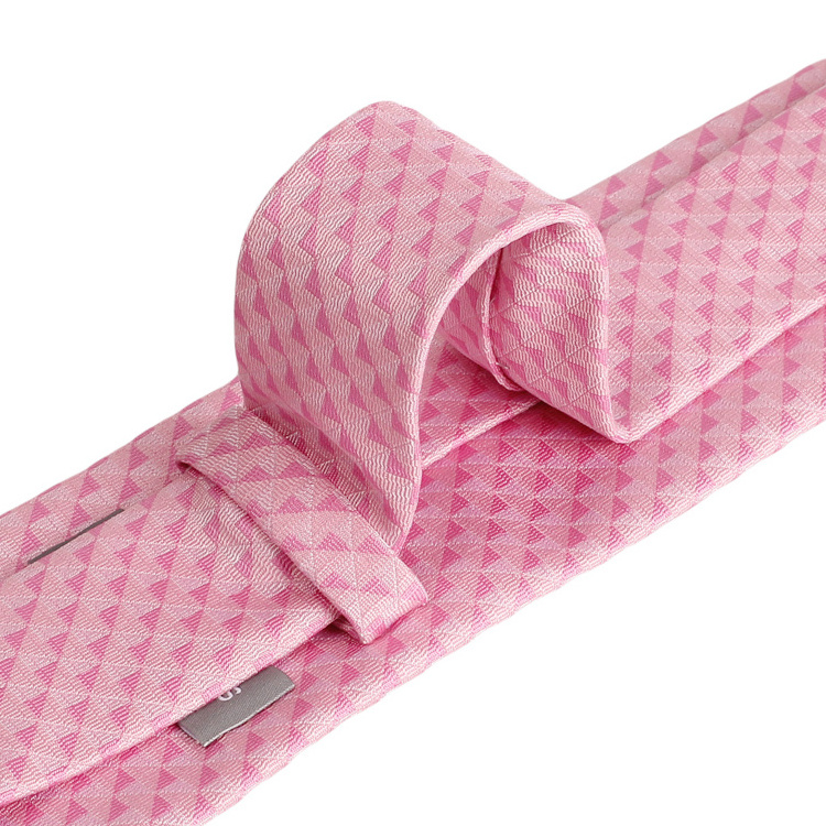 High Quality Italian Fabric Woven Handmade Neck Ties Microfiber With Custom logo 100% Polyester Neckties For Men