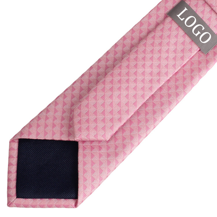 High Quality Italian Fabric Woven Handmade Neck Ties Microfiber With Custom logo 100% Polyester Neckties For Men