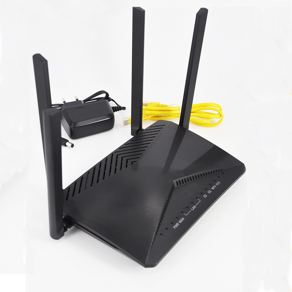 Dual band ac 1200mbps wifi router wireless with adsl2+ modem