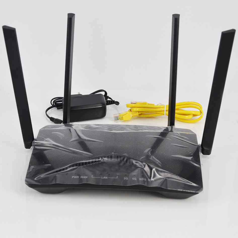 Dual band ac 1200mbps wifi router wireless with adsl2+ modem