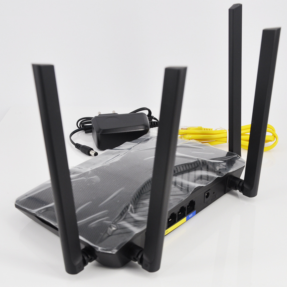 Dual band ac 1200mbps wifi router wireless with adsl2+ modem