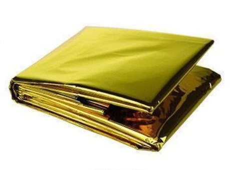 160 x 210cm emergent blanket first aid kit camp keep foil mylar lifesave warm heat bushcraft outdoor thermal dry survive