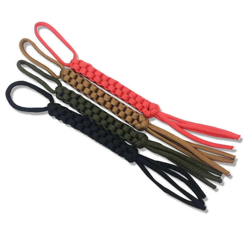 Outdoor Camping Corn Knot Nylon Chain Tool Ornaments Knife Pendant Falling Keychain DIY Tools 7strands Paracord Rope