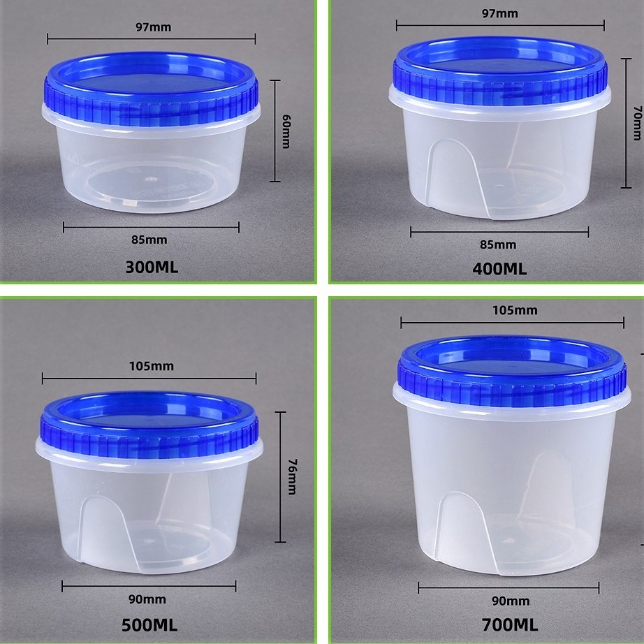 Custom Microwavable soup deli container plastic disposable packaging food safe containers for food packaging