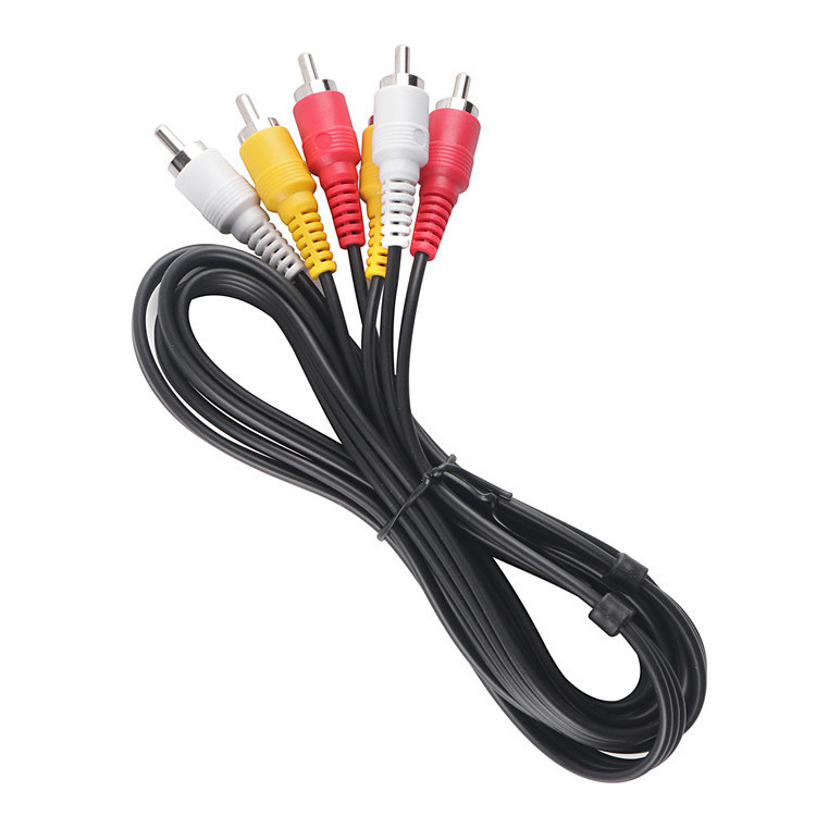 Wholesale High Quality 3*Rca Male To 3*Rca Male Video Audio Cable