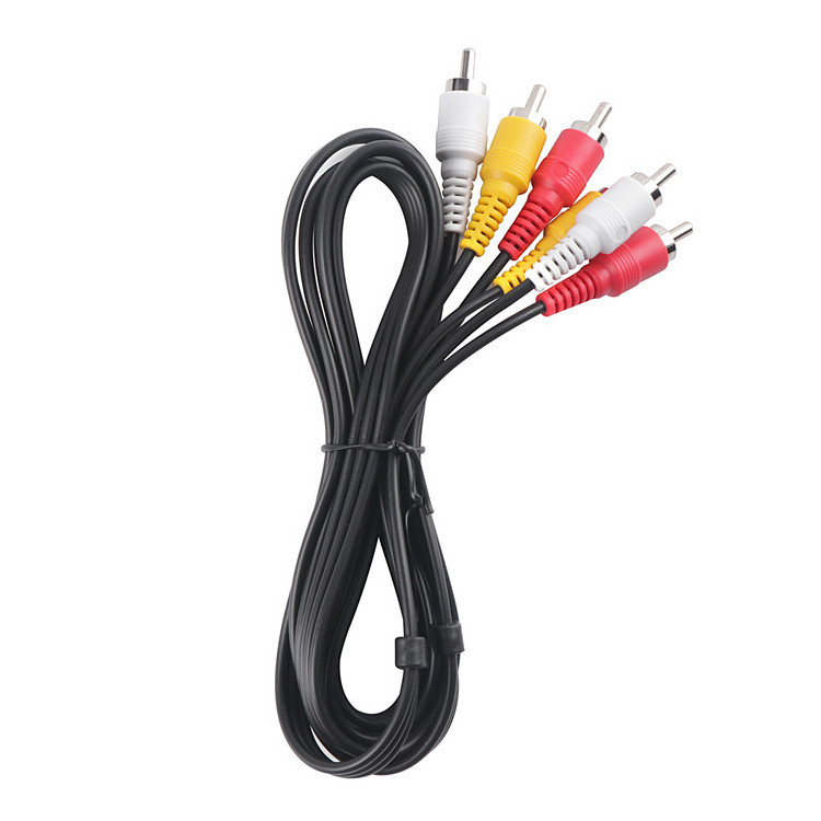 Wholesale High Quality 3*Rca Male To 3*Rca Male Video Audio Cable