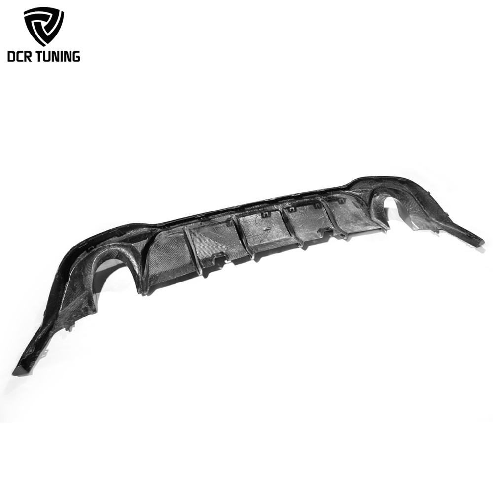 Golf 8 GTI Dry Carbon Fiber Rear Diffuser for Volkswagen VW GTI 2020+ Replace Auto Real Carbon Rear Bumper Lip