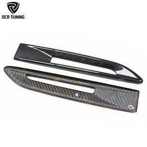 Add on Style Side Fender Trim for Jaguar XF Dry Carbon Fiber Light Trim Side Grille 2016 - UP Air Vent Cover