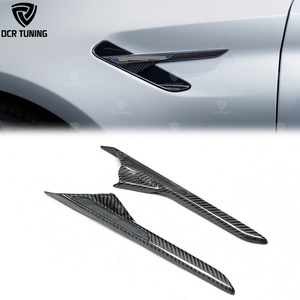 Carbon Side Grille for BMW F90 M5 Carbon Fiber Fender Trim Light Air Vents Replacement 2018+ Tuning Parts