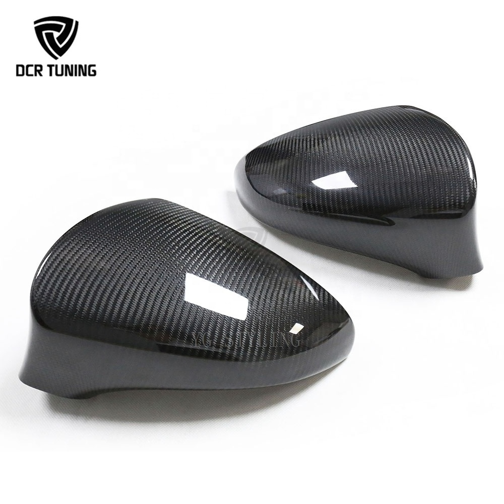 Rearview Mirror Cover Dry Carbon Fiber IS LS CT GS RC RCF Car FULL REAL Carbon Fiber Original DCR TUNING for Lexus ES Decoration