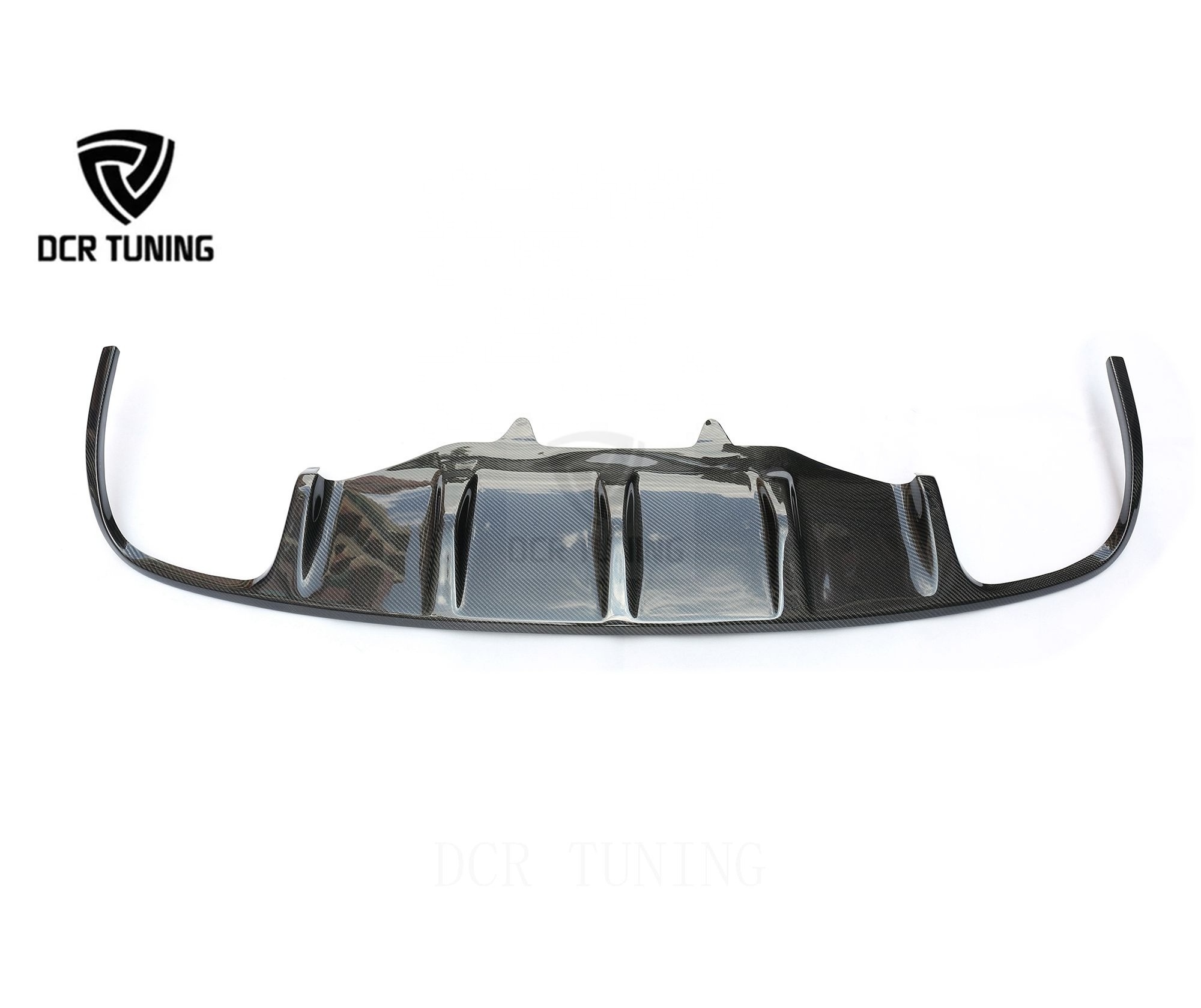 Rear Diffuser Rear Bumper Carbon Fiber Wet Carbon Glossy Black for PORSCHE MACAN 2014- Car Rear Lip Trim Accessories