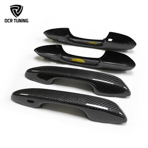 Full Carbon Fiber Side Door Handle Covers For Lexus ES 2018+ Exterior Body Kit Car Tuning Parts