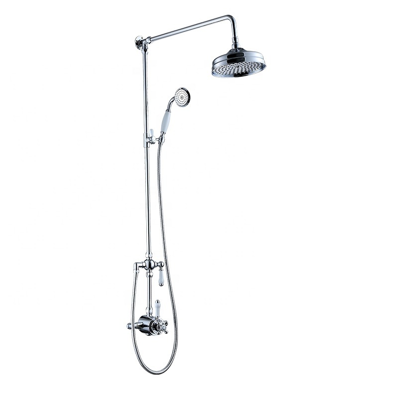 British thermostatic rain shower set bathroom accessories