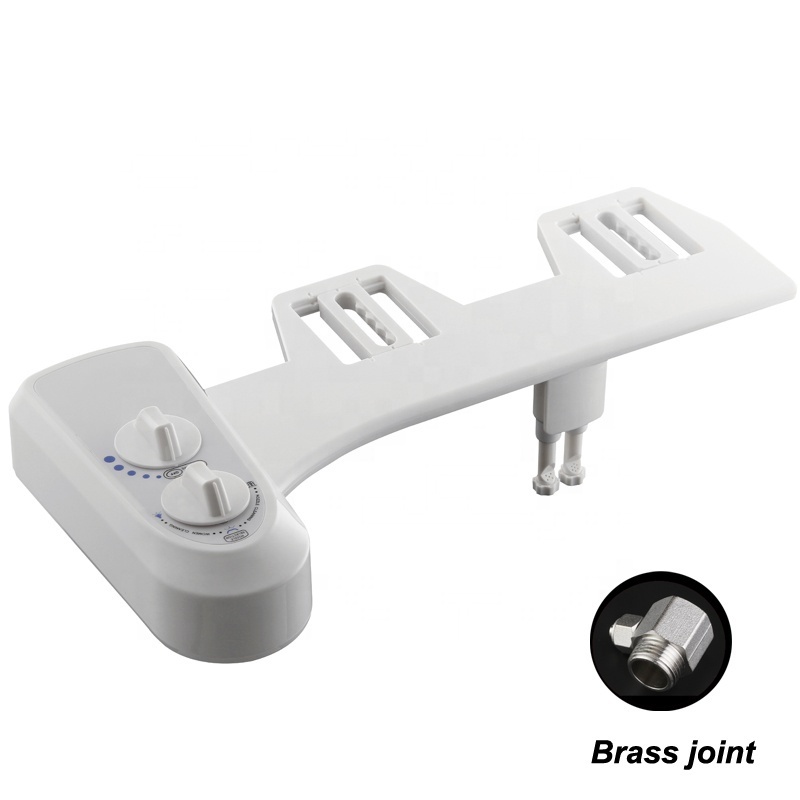 Adjustable 2 jetting manual toilet bidet ABS material toilet bidet bathroom sprayer, bidet spray, portable bidet