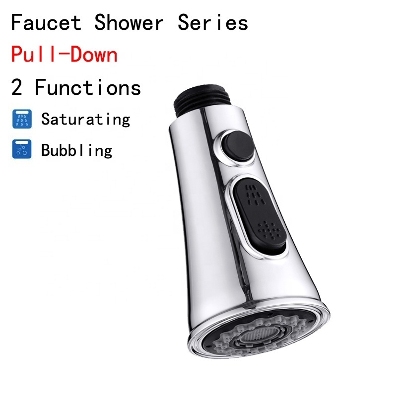 Hot Selling Pull Down Faucet Spray Head, Angle Simple Kitchen Sink Faucet Sprayer Nozzle Head Pull Out Hose Sprayer