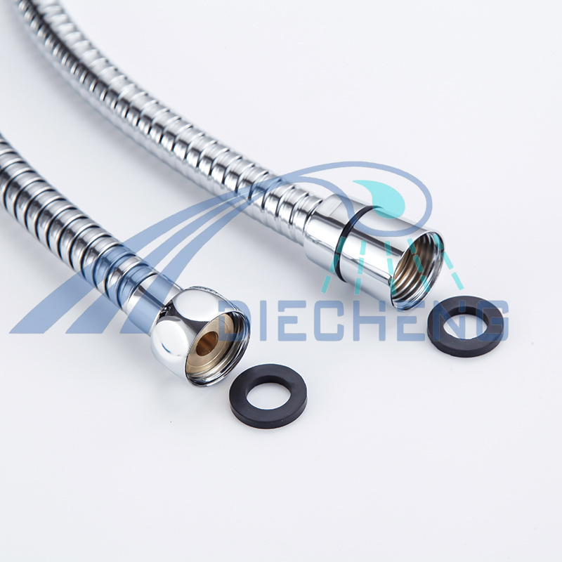 1.5 M Stainless Steel Flexible Shower Hose High Quality Bathroom Shower Water Hose Extension Plumbing Hoses