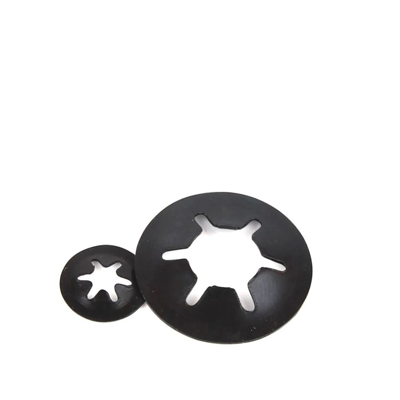 SDPSI DCT Black Oxide Spring steel internal  Retaining   capped star Quick Fixing push on lock washer for shaft