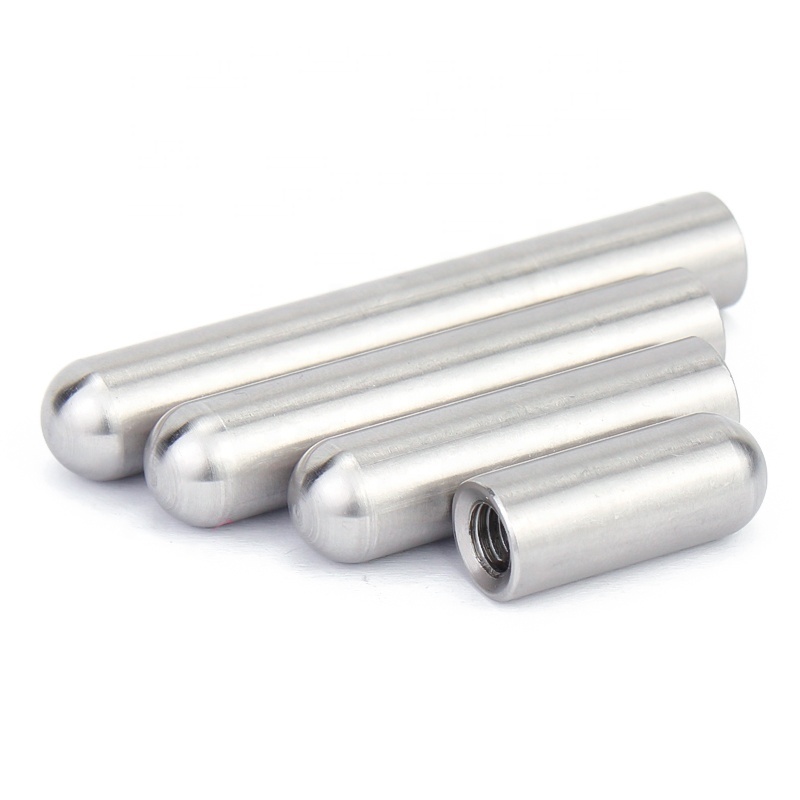 stainless steel inner thread round head cylindrical pin m4 m5 m6 m8 m10 m12 hollow pin