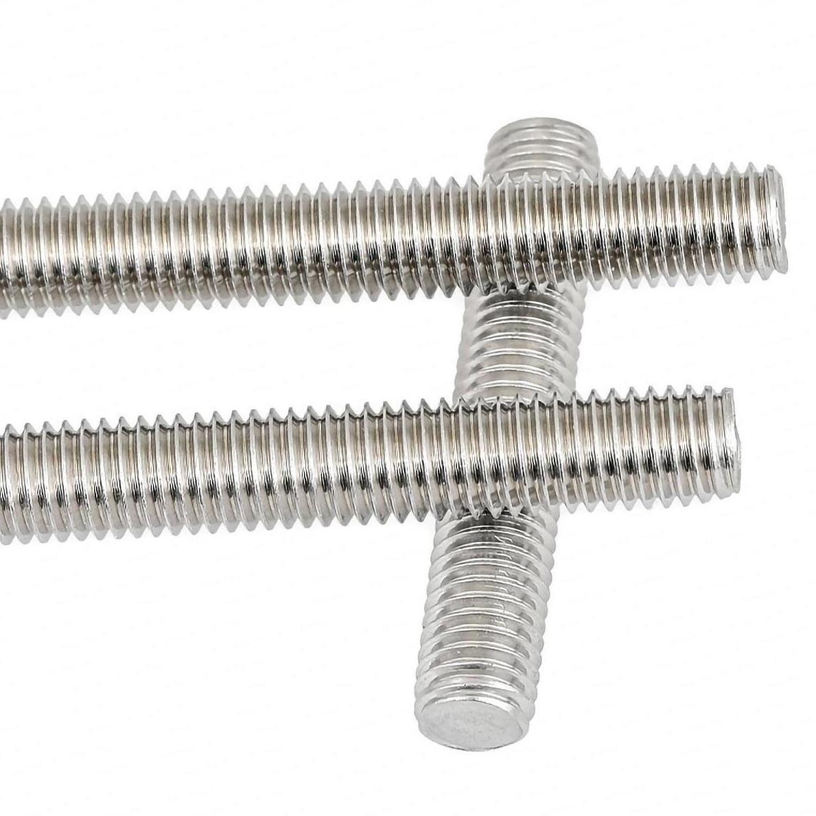 SDPSI DCT Anti-corrosion M10 M12 M14 304 Stainless Steel Screw Rod Headless Bolt Full Threaded Stud