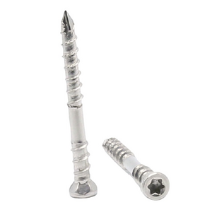 SDPSI304 316 stainless steel flat head self-tapping screws with 6 nibs countersunk phillips /star/ torx drive screws