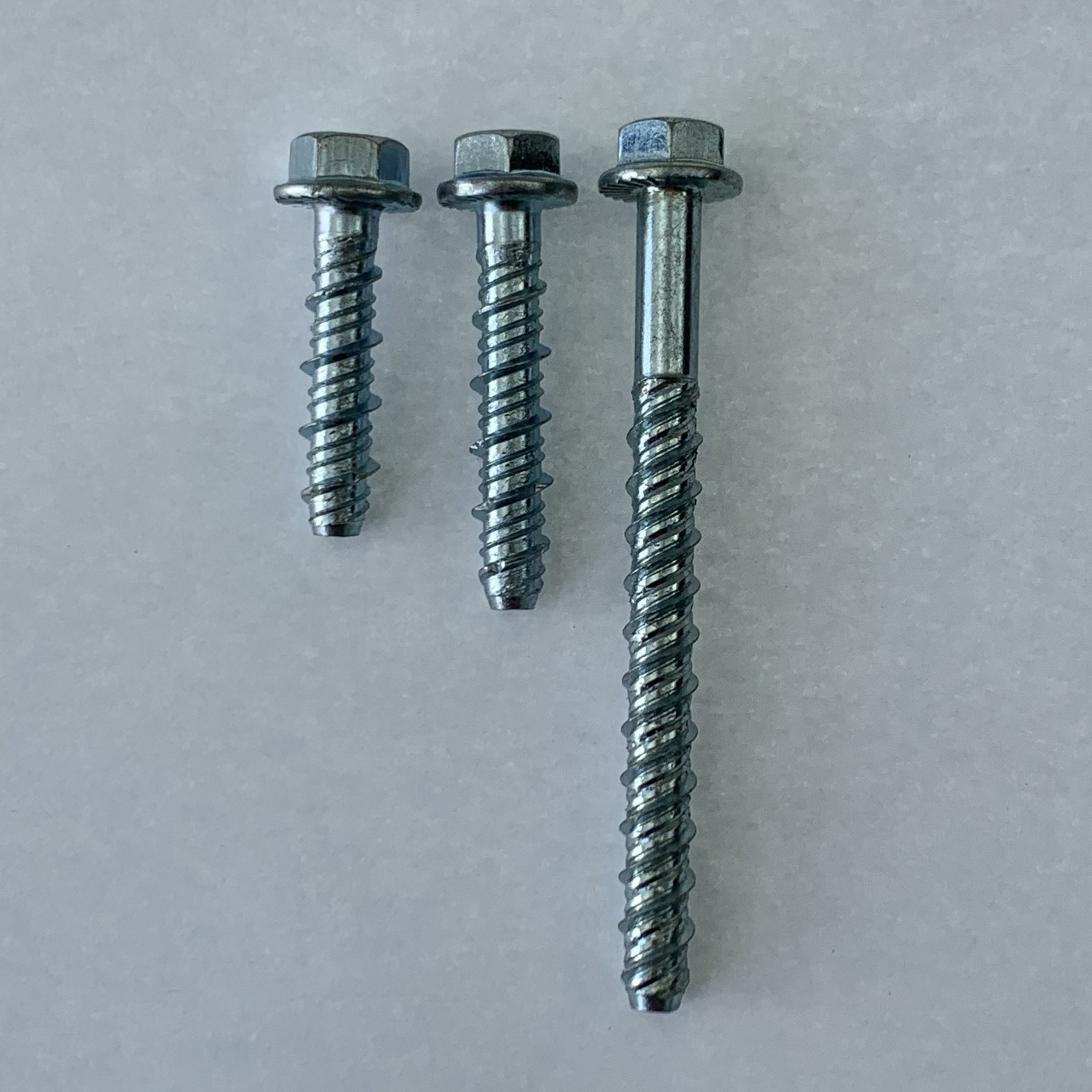 Professional manufacturer painting flange head masonry hex self concrete tapping screws Concrete Bolt Hex Flange Head Screw