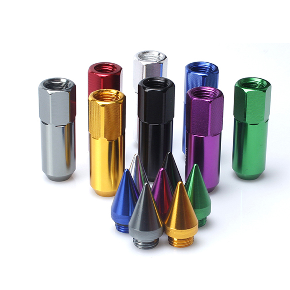 SDPSI DCT Customize different styles colored spline long truck wheel lug nuts