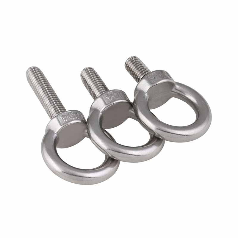 SDPSI304 Stainless Steel Eye Bolt A2 Marine Lifting Eye Screws Ring Loop Hole for Eyebolt Cable Rope M3 M4 M5 M6 M8 M10 M12 M14-