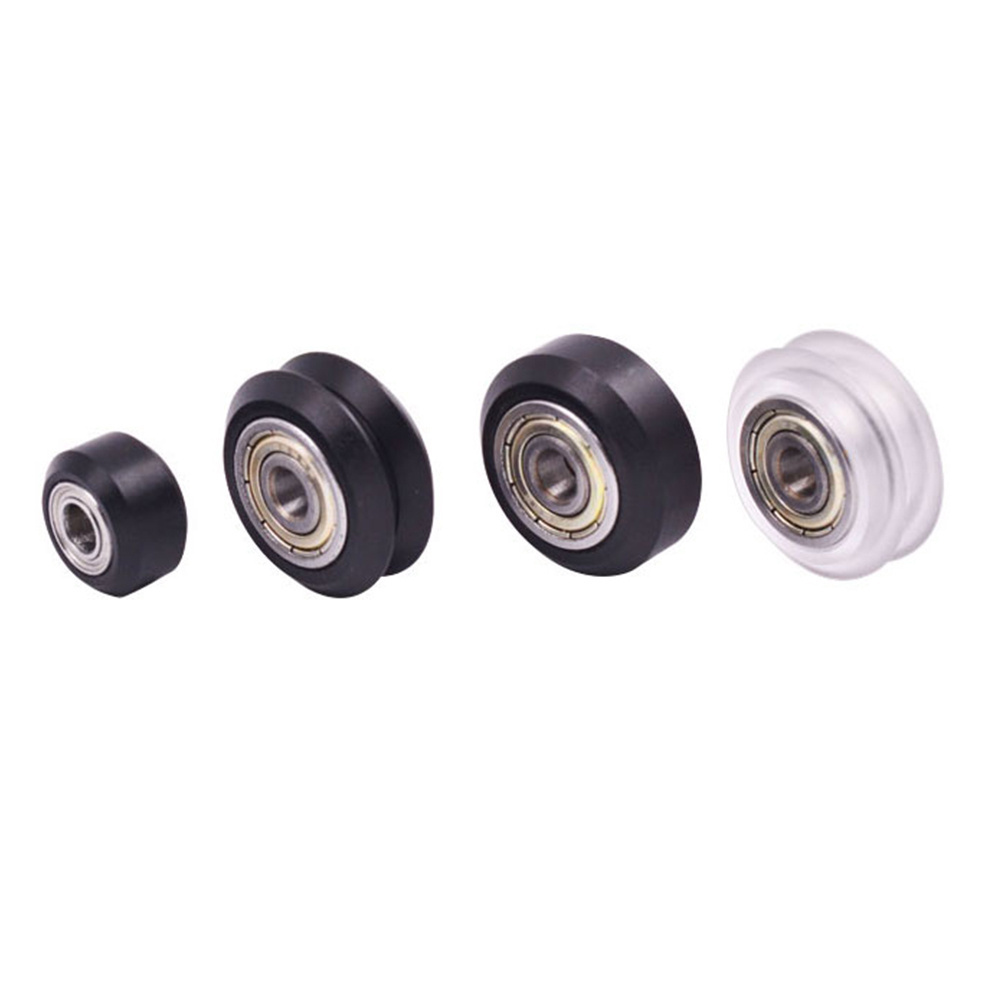 SDPSI10pcs CNC Openbuilds Wheels Plastic POM Small Big V Type Passive Round Wheel Idler Pulley Gear Perlin Wheel for V-Slot C-Be