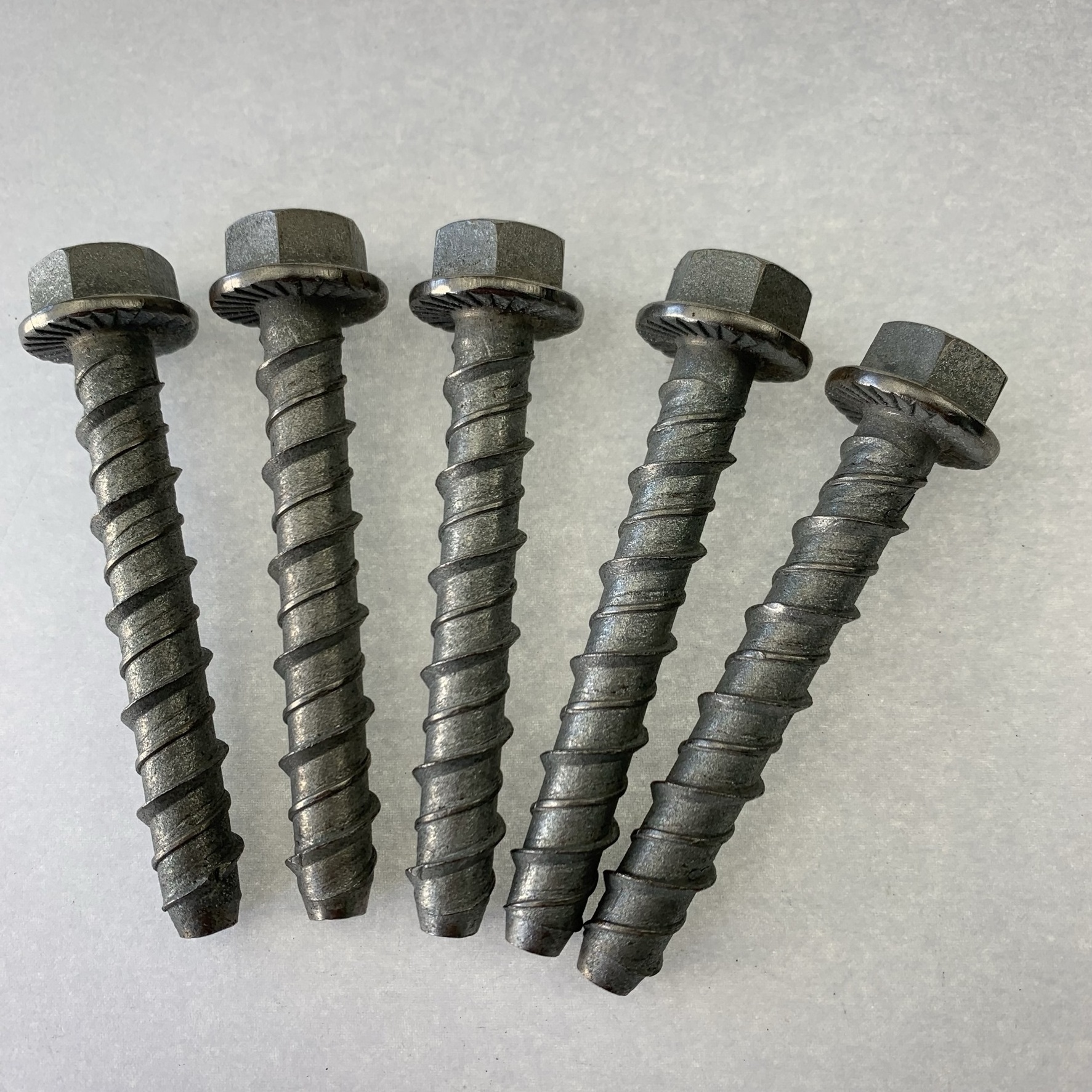 Professional manufacturer painting flange head masonry hex self concrete tapping screws Concrete Bolt Hex Flange Head Screw