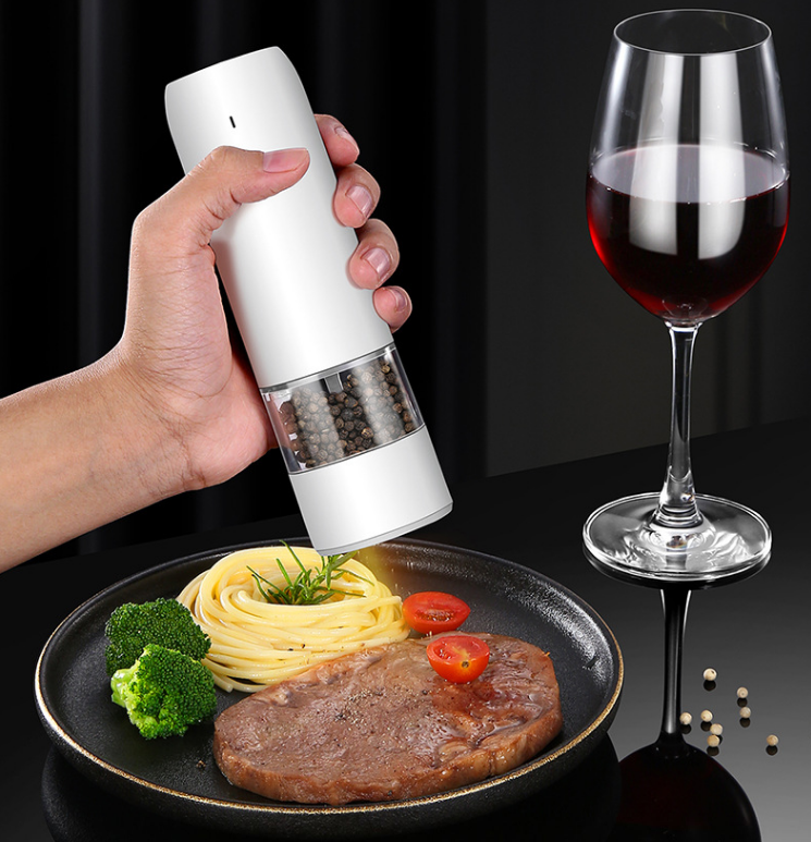 China Made Kitchen Mill And Grinders Electric Salt & Pepper Grinder Set With Adjustable Coarseness