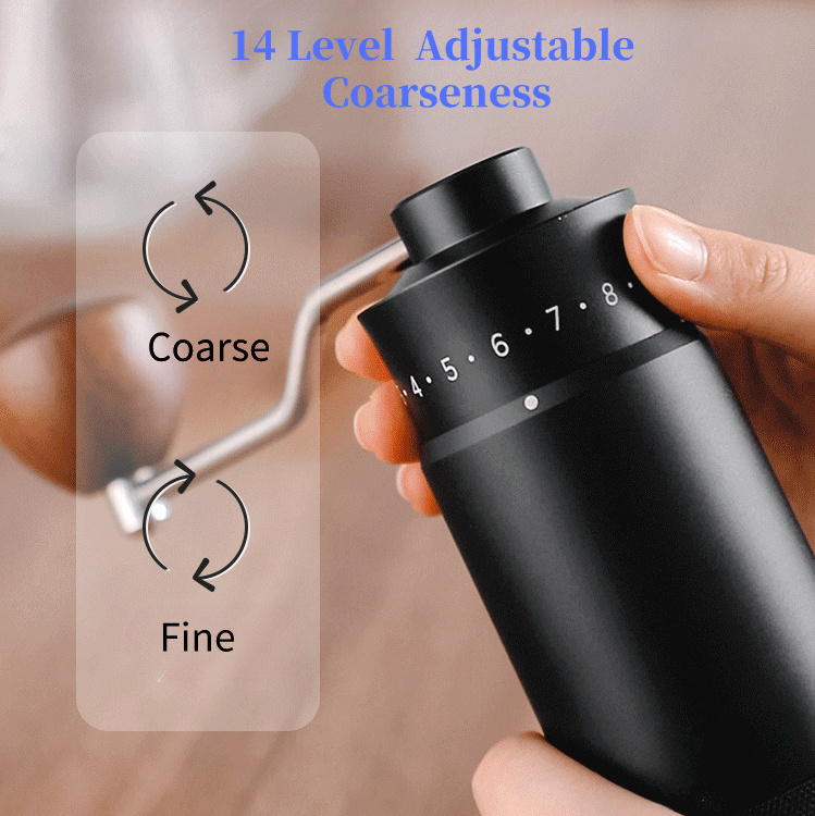 Professional Italian Espresso Burr Coffee Milling Wholesale Portable Commercial Manual Coffee Bean Hand Grinder