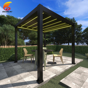 Patio gazebo replacement canopy aluminium luxury garden gazebo manufacturer