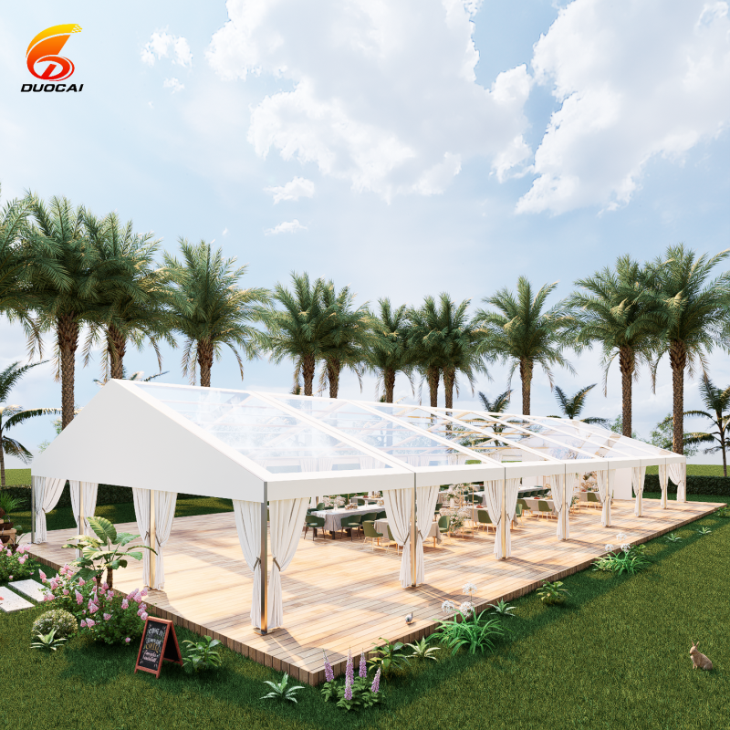 Aluminum Frame Church Tent a Shape Big Outdoor Carpas Tent for Sale Para Eventos Marquee Wedding Party PVC Water Proof DC Tent