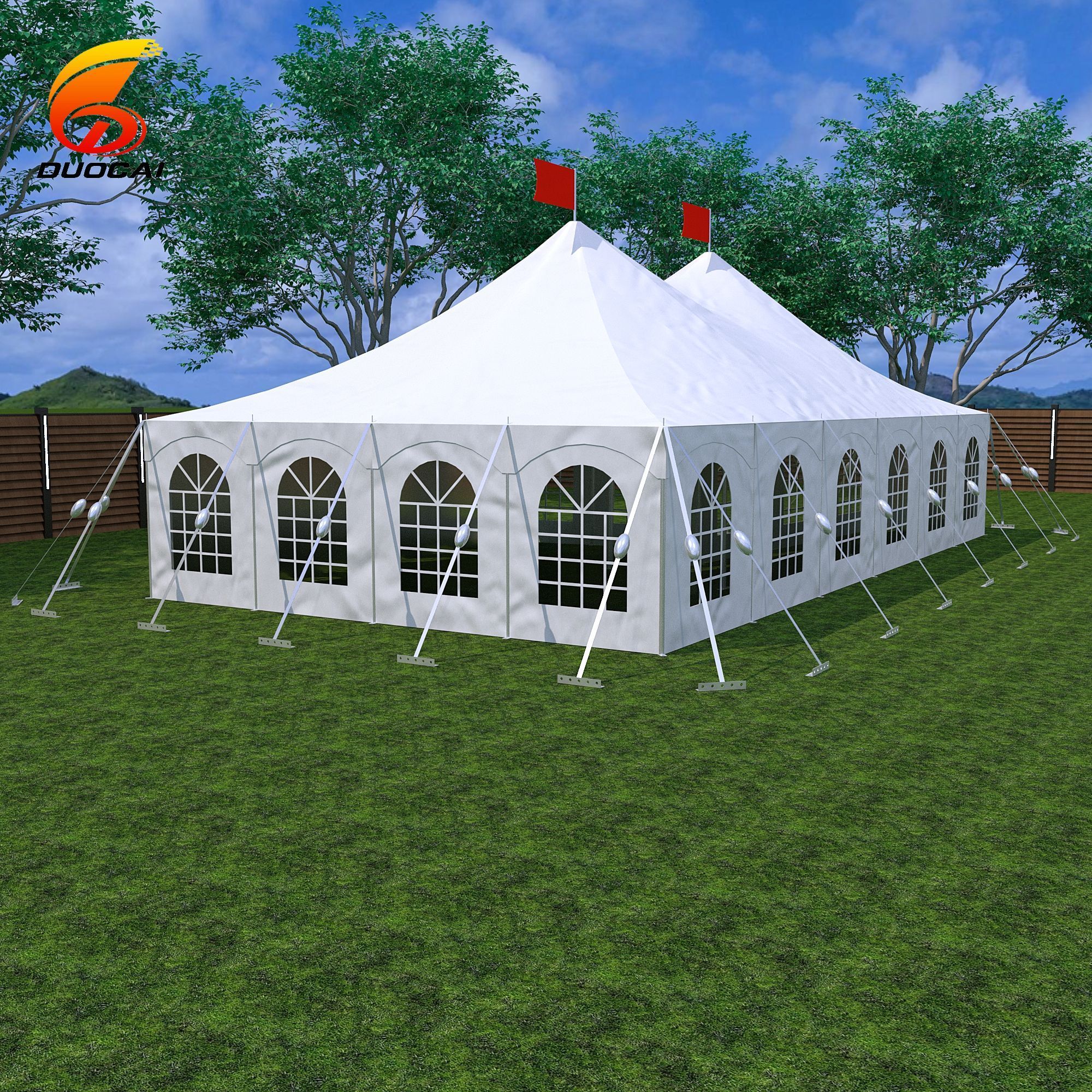 China manufacturer big top 20m circus tents pvc/canvas wall pole and peg tent for sale