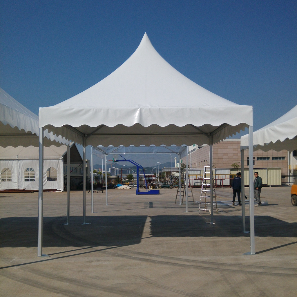 Outdoor waterproof pagoda tent custom folding advertising logo gazebo 3X3 canopy tent