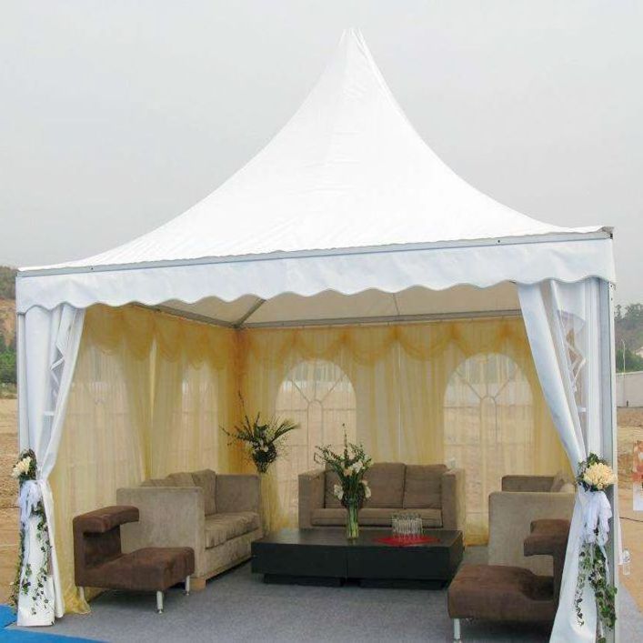 Wholesale Outdoor Big Folding Canopy Trade Fair Tent Marquee Stretch Tent For Party Backyard Gazebo Tent  On Sale