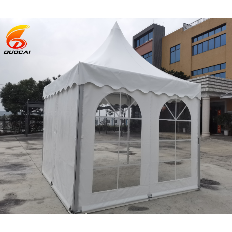 Clear tent luxury wedding party canopy pagoda tent 10 by 10