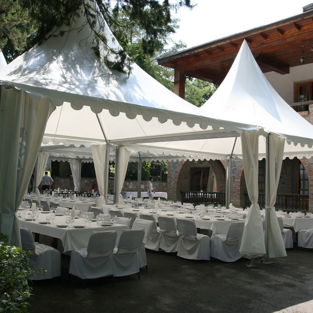 Outdoor luxury Tent 3X3 4X4 5X5 6X6m marquee tent wedding chapiteau de mariage on sale