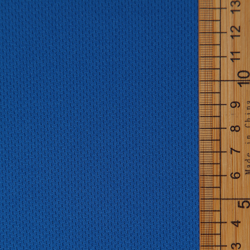 100% Polyester Weft knitting bird eye mesh dry fit jersey fabric for wicking sportswear fabric