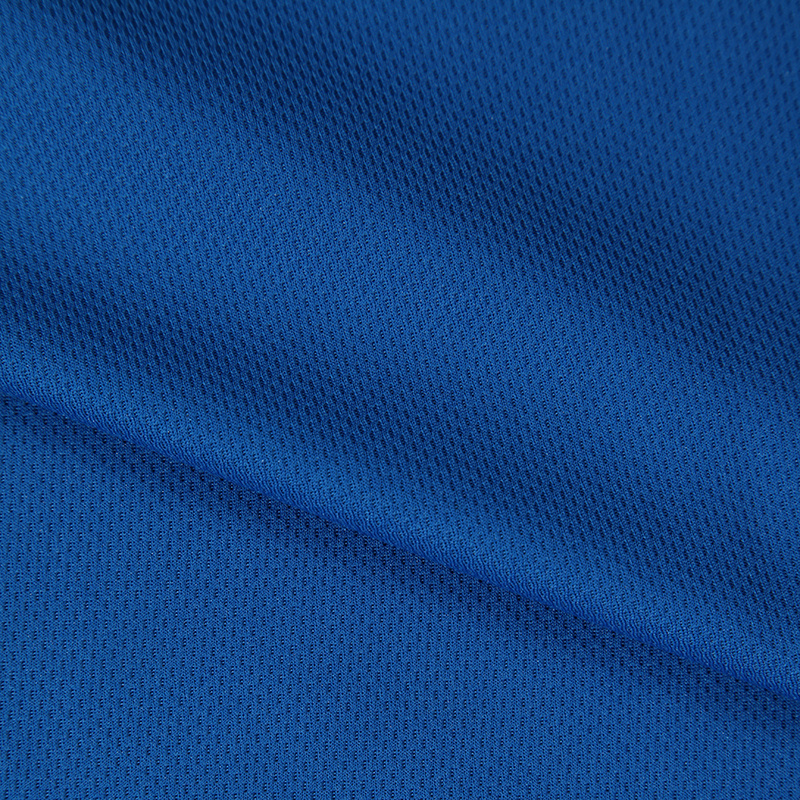 100% Polyester Weft knitting bird eye mesh dry fit jersey fabric for wicking sportswear fabric