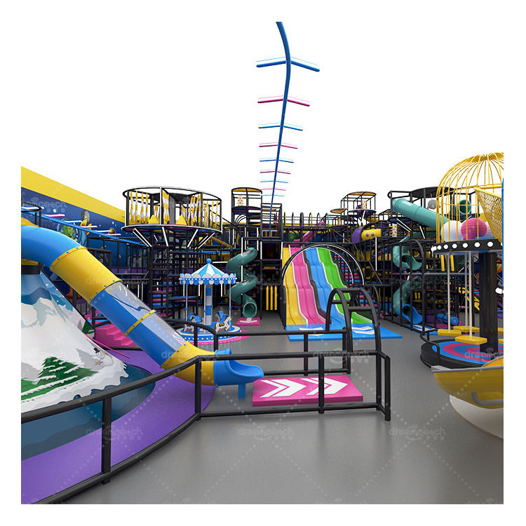 Large Maze Playland Soft Adventure Kids Play Center Children Indoor Playground For Shopping Mall