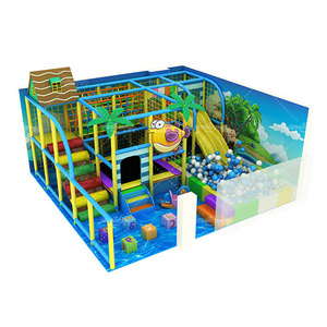 Children Commercial europe blue pvc pipe cover equipment educational wall indoor playground