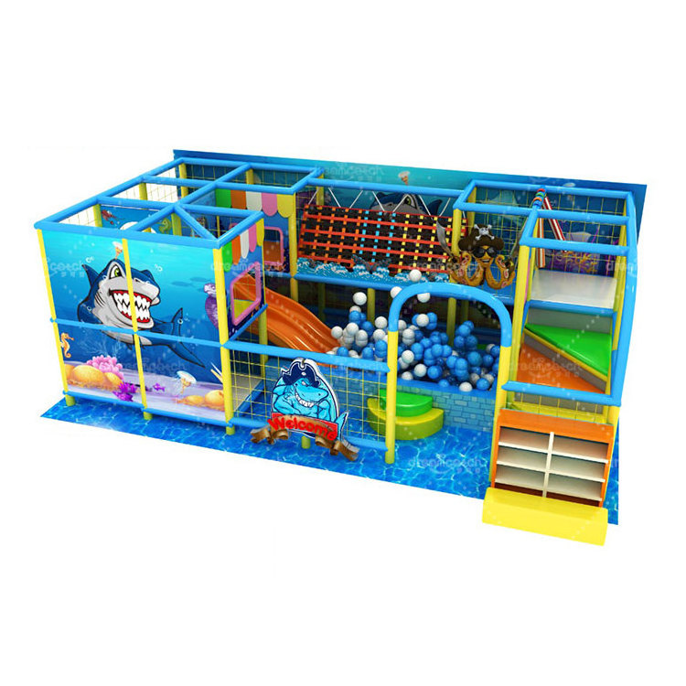 Children Commercial europe blue pvc pipe cover equipment educational wall indoor playground