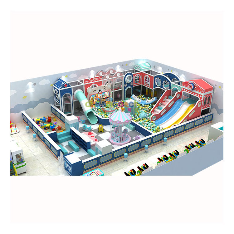 Modular Commercial Playgrounds Naughty Castle Kids Toy Indoor Playground Soft Play Equipment For Sale