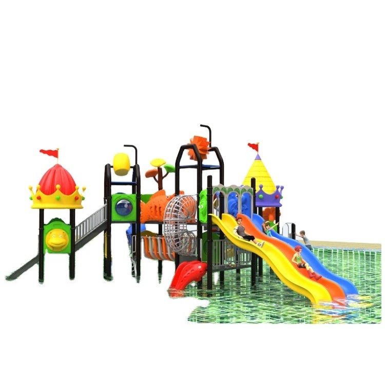 High Quality Customized Outdoor Play Equipment Fiberglass Water Park Slides For Sale