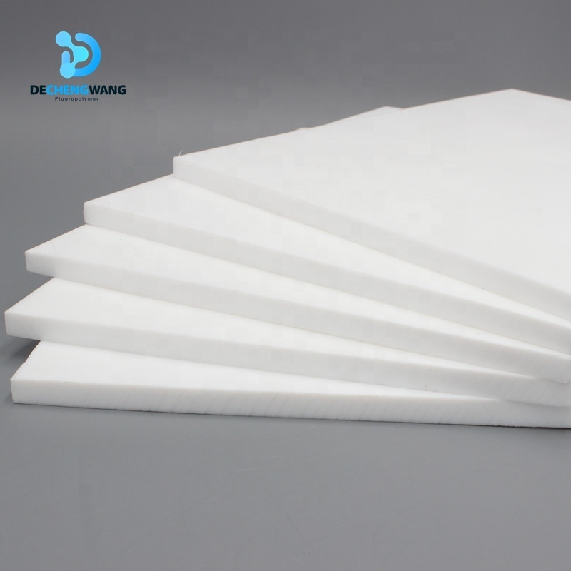 ptfe sheet self adhesive white ptfe sheet 1mm 3 5mm thick  ptfe board 600*600mm 1000*1000mm 1200*1200m